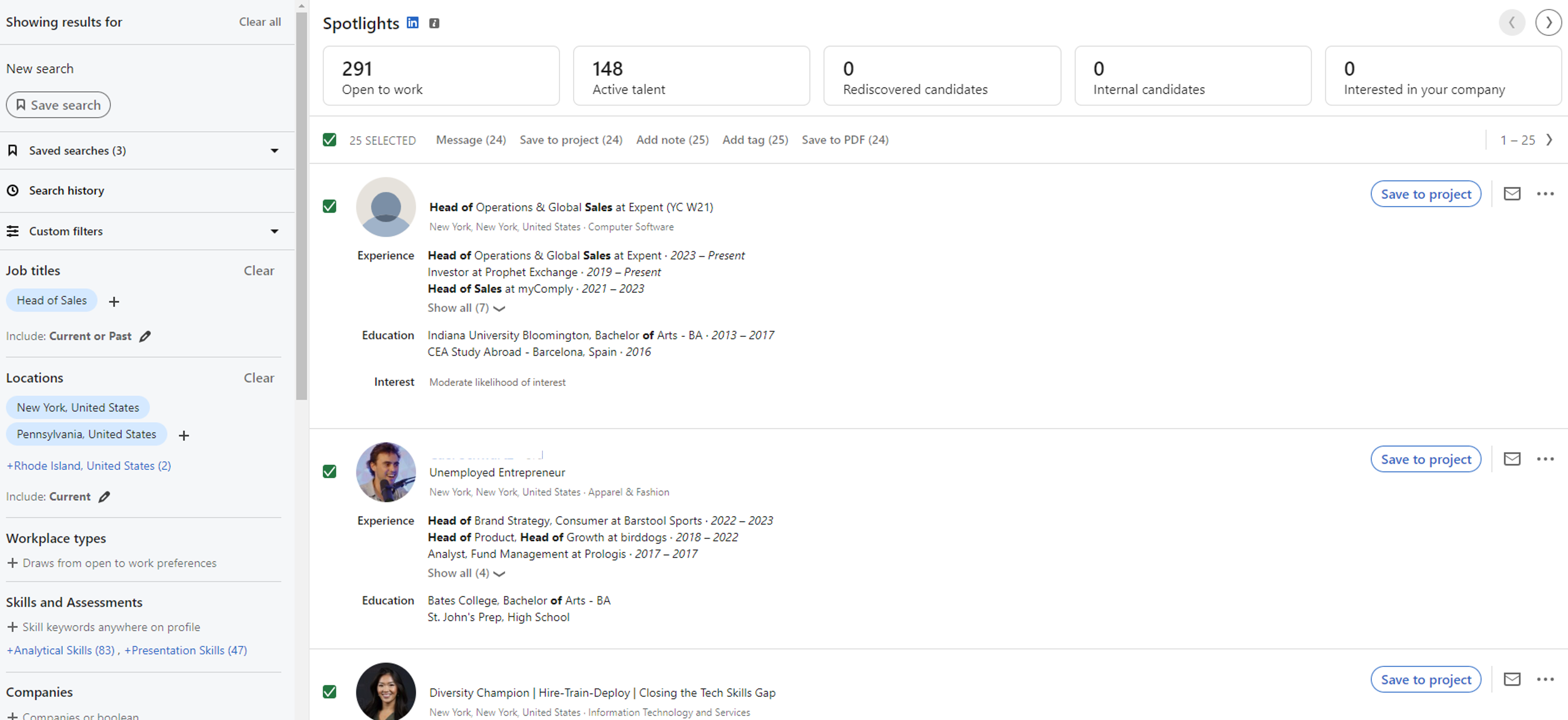 How To Export Candidates From Linkedin Recruiter
